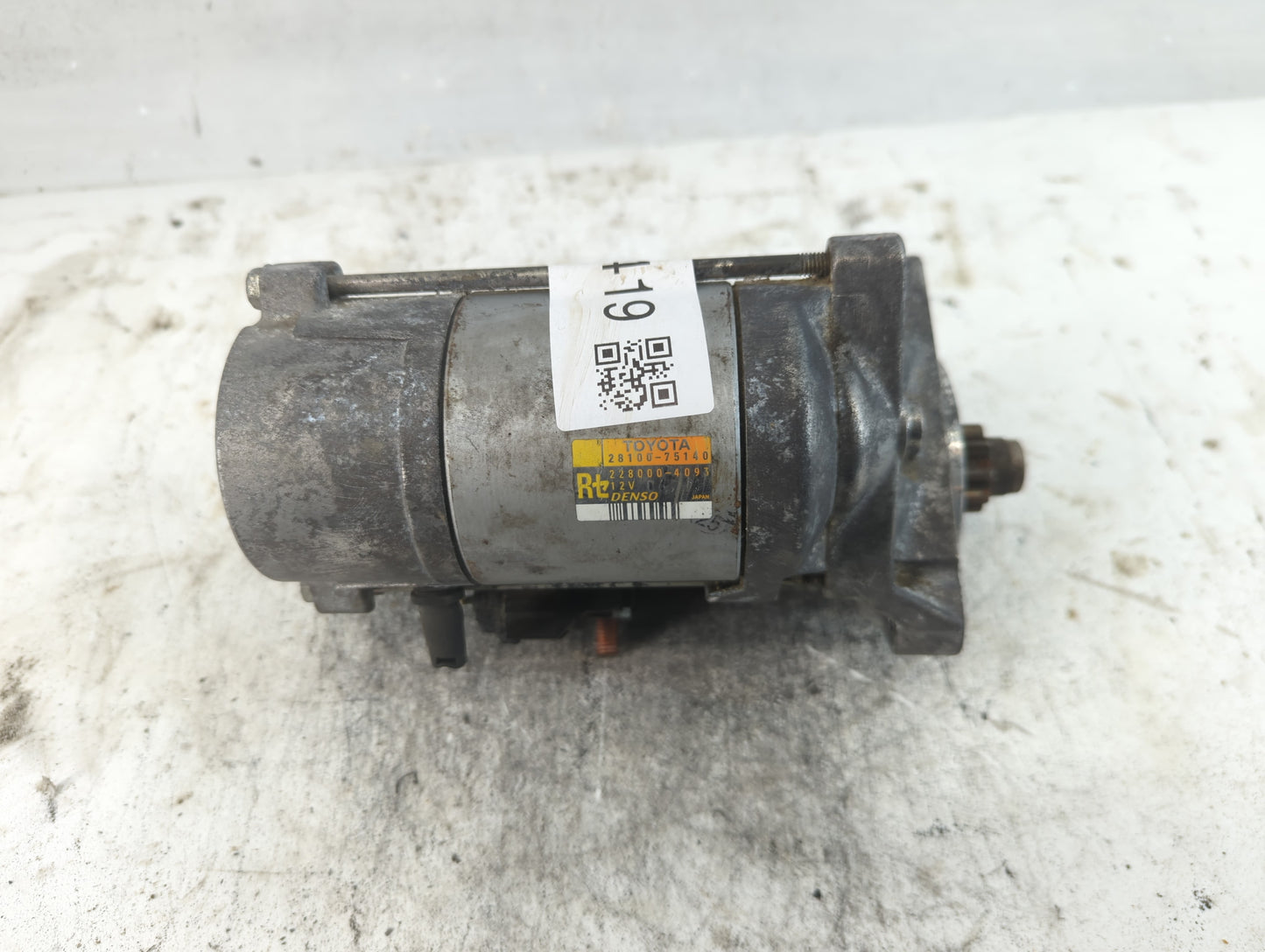 1995-2015 Toyota Tacoma Car Starter Motor Solenoid OEM P/N:228000-4093 28100-75140 Fits OEM Used Auto Parts - Oemusedautopar