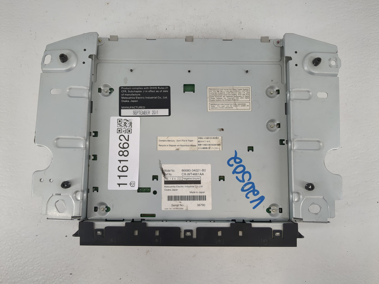 2007-2013 Toyota Tundra Information Display Screen - Oemusedautoparts1.com