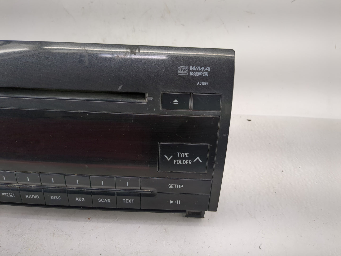2010-2013 Toyota Tundra Radio AM FM Cd Player Receiver Replacement Fits Fits 2010 2011 2012 2013 OEM Used Auto Parts - Oemus