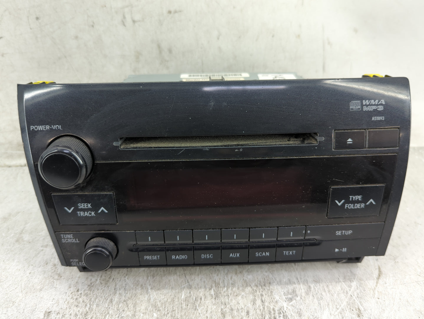 2010-2013 Toyota Tundra Radio AM FM Cd Player Receiver Replacement P/N:86120-0C290 CQ-FT1960X Fits Fits 2010 2011 2012 2013 
