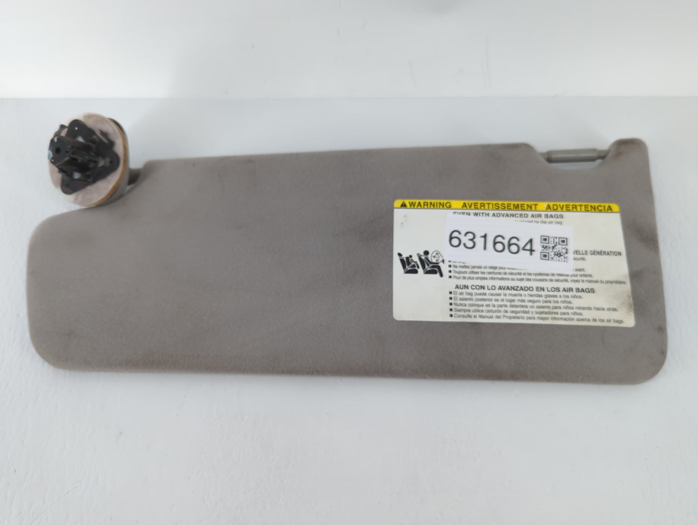 2007-2013 Toyota Tundra Sun Visor Shade Replacement Passenger Right Mirror Fits OEM Used Auto Parts - Oemusedautoparts1.com