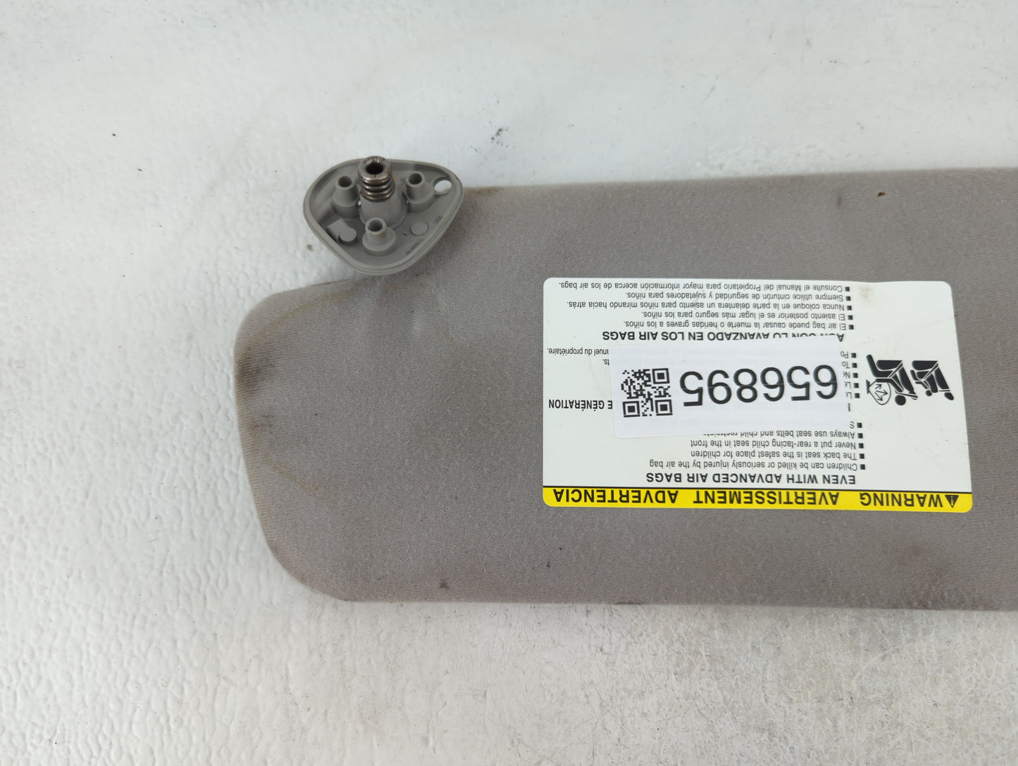 2009-2013 Toyota Tundra Sun Visor Shade Replacement Passenger Right Mirror Fits Fits 2009 2010 2011 2012 2013 OEM Used Auto 