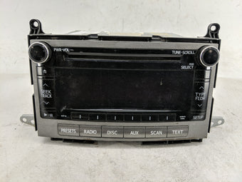 compare product 2010-2012 Toyota Venza Radio AM FM Cd Player Receiver Replacement P/N:86120-0T090 Fits Fits 2010 2011 2012 OEM Used Auto Parts