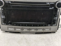 2010-2012 Toyota Venza Radio AM FM Cd Player Receiver Replacement P/N:86120-0T090 Fits Fits 2010 2011 2012 OEM Used Auto Par