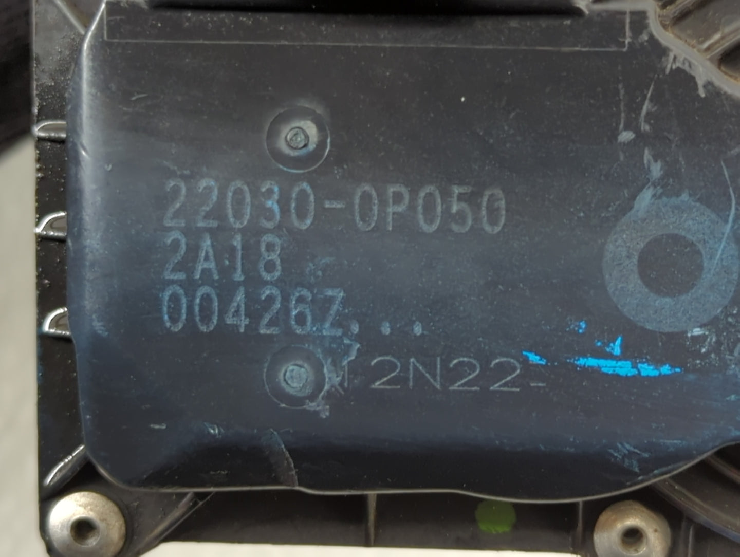 2009-2016 Toyota Venza Throttle Body P/N:22030-0P050 Fits OEM Used Auto Parts - Oemusedautoparts1.com