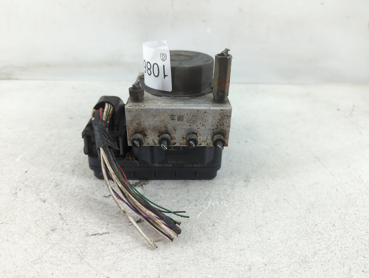 2012 Toyota Yaris Anti-Lock Brake ABS Pump Module Actuator OEM P/N:89541-52B81 44540-52261 Fits OEM Used Auto Parts - Oemuse