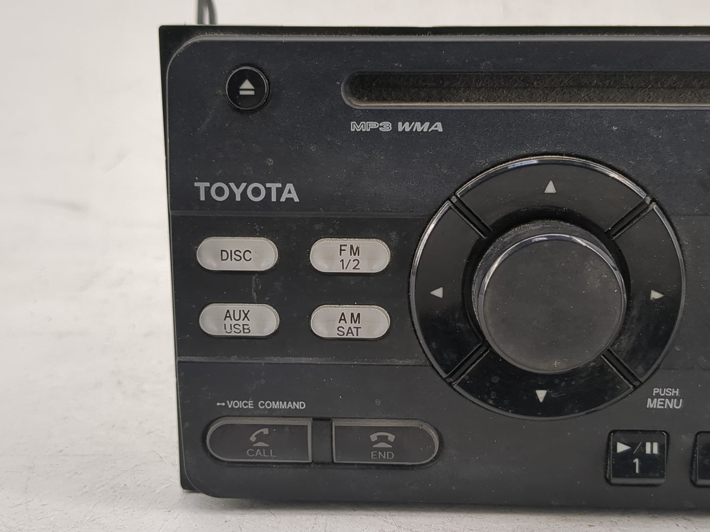 2012-2014 Toyota Yaris Radio AM FM Cd Player Receiver Replacement P/N:PT546-52121 Fits Fits 2012 2013 2014 OEM Used Auto Par