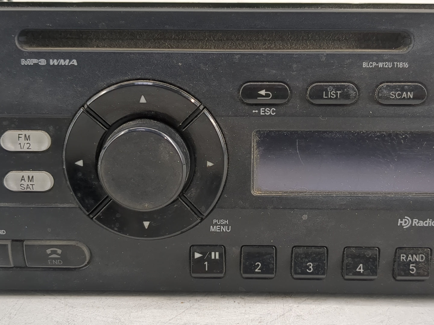 2012-2014 Toyota Yaris Radio AM FM Cd Player Receiver Replacement P/N:PT546-52121 Fits Fits 2012 2013 2014 OEM Used Auto Par