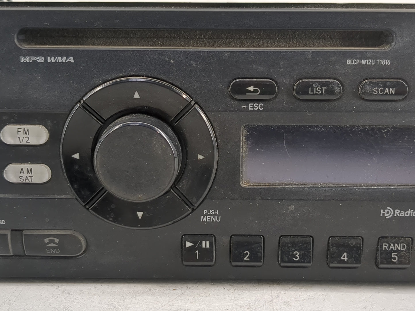 2012-2014 Toyota Yaris Radio AM FM Cd Player Receiver Replacement P/N:PT546-52121 Fits Fits 2012 2013 2014 OEM Used Auto Par