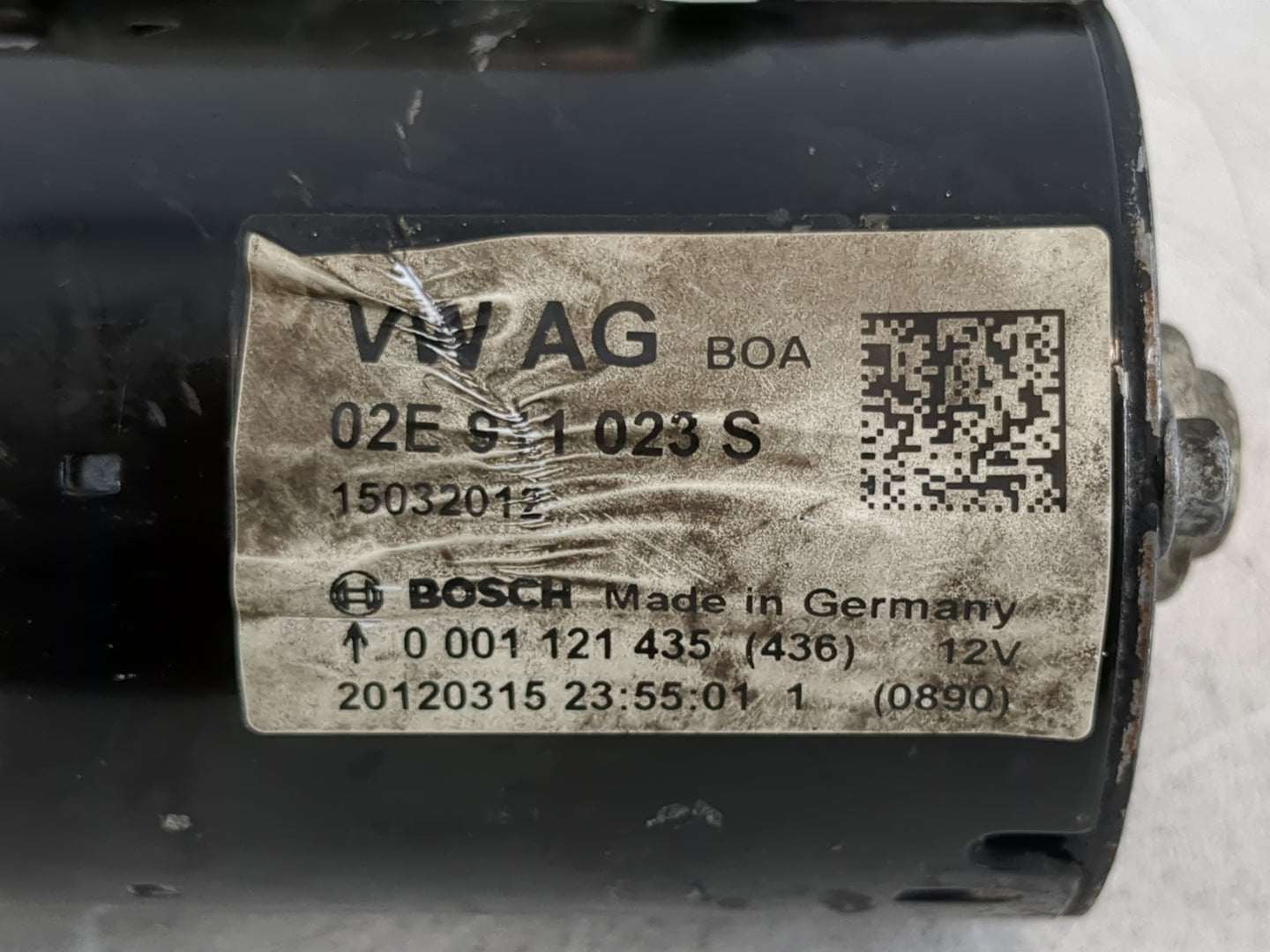 2012-2017 Volkswagen Beetle Car Starter Motor Solenoid OEM P/N:02E 911 028 S Fits OEM Used Auto Parts - Oemusedautoparts1.co