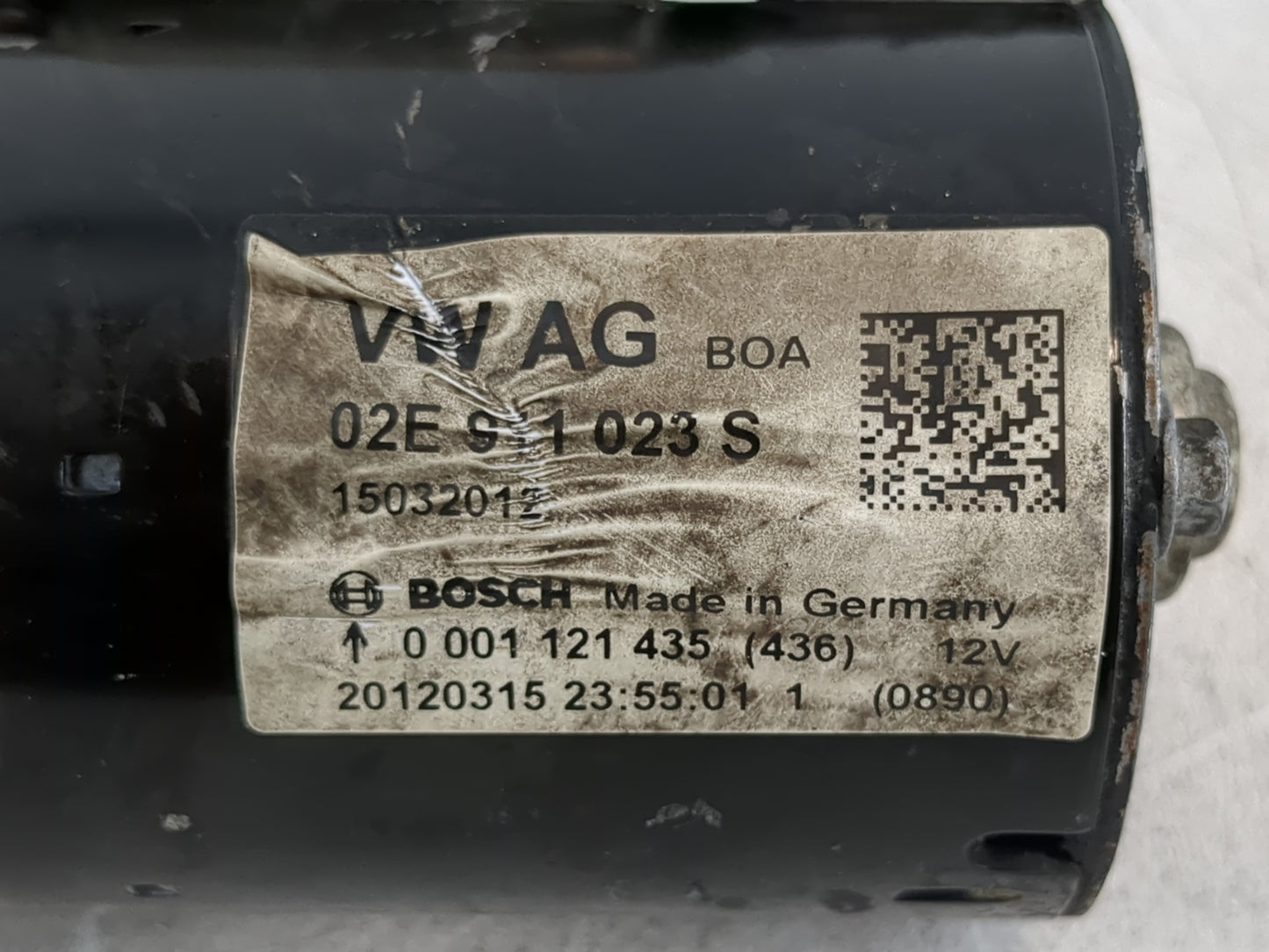 2012-2017 Volkswagen Beetle Car Starter Motor Solenoid OEM P/N:02E 911 028 S Fits OEM Used Auto Parts - Oemusedautoparts1.co