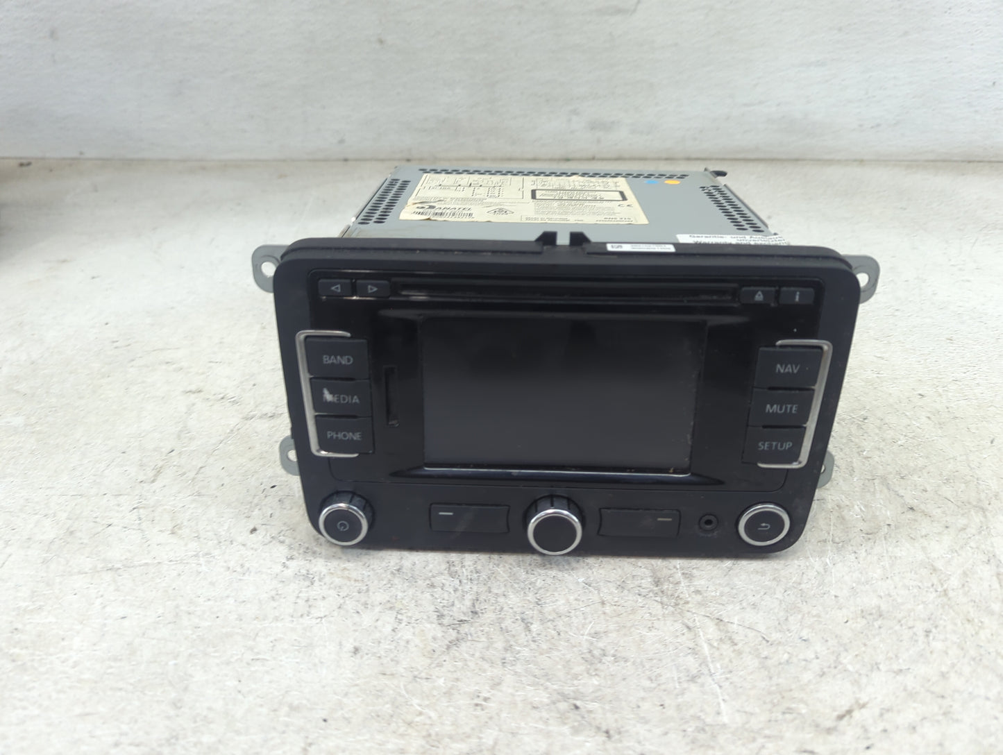 2012-2015 Volkswagen Beetle Radio AM FM Cd Player Receiver Replacement P/N:1K0035274B RNS315 Fits OEM Used Auto Parts - Oemu