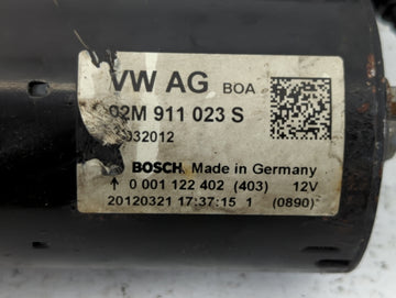 2006-2014 Volkswagen Beetle Car Starter Motor Solenoid OEM P/N:02M 911 023 S Fits OEM Used Auto Parts