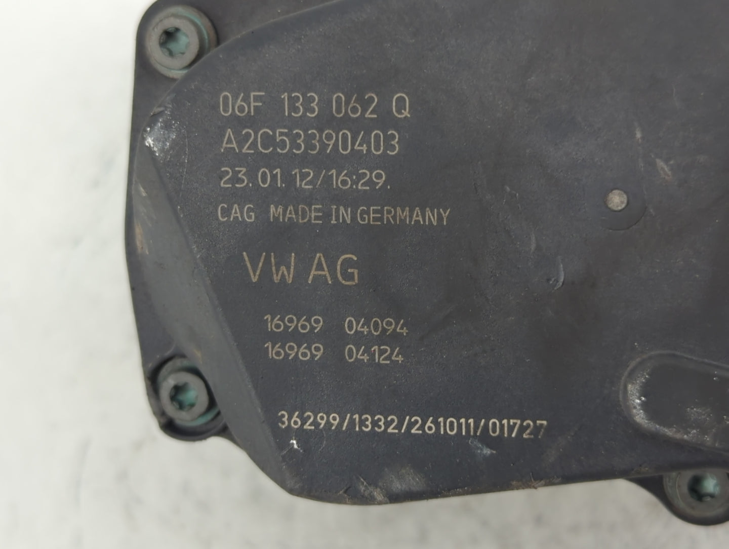 2012-2014 Volkswagen Beetle Throttle Body P/N:A2C53390403 06F 133 062 Q Fits OEM Used Auto Parts - Oemusedautoparts1.com