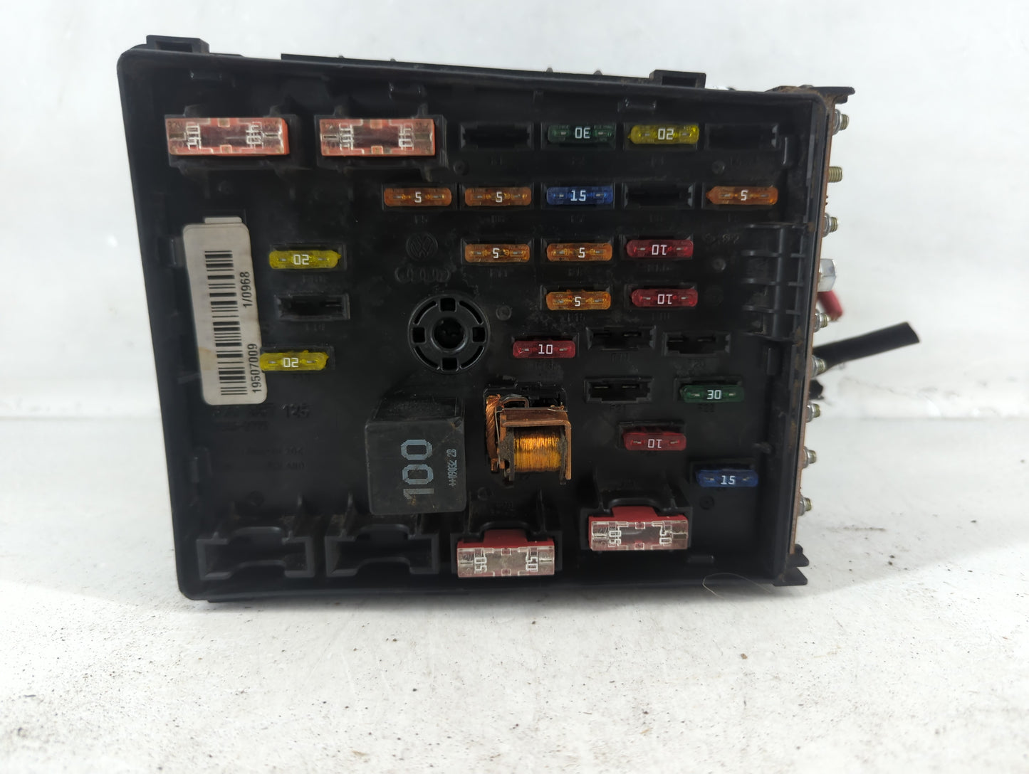 2009-2012 Volkswagen Cc Fusebox Fuse Box Panel Relay Module P/N:3C0 937 125 19507009 Fits Fits 2009 2010 2011 2012 OEM Used 