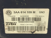 2011-2012 Volkswagen Cc Anti-Lock Brake ABS Pump Module Actuator OEM P/N:3AA 614 109 M 3AA 614 109 AB Fits Fits 2011 2012 OE