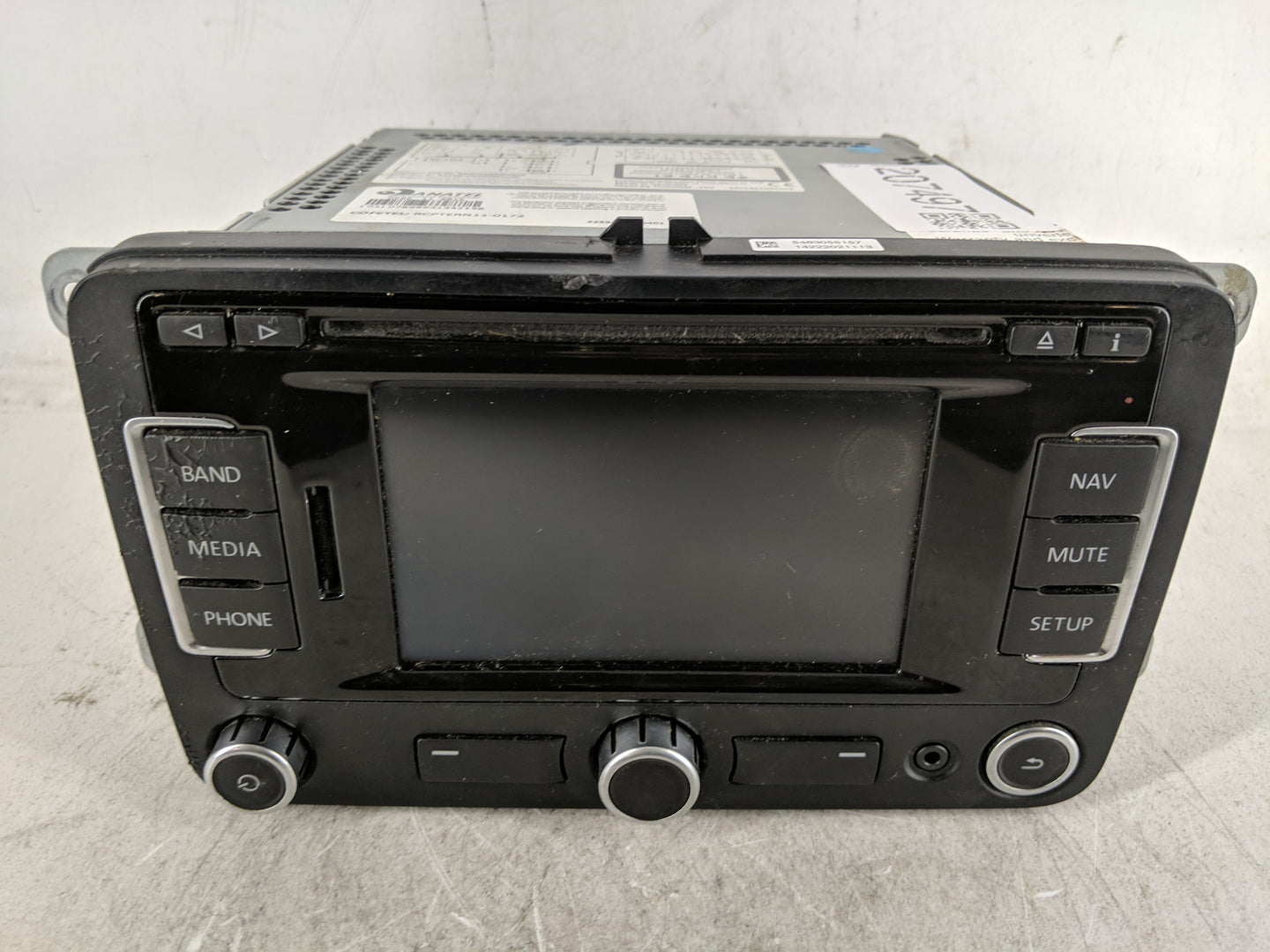 2012-2017 Volkswagen Cc Radio AM FM Cd Player Receiver Replacement P/N:0595-11-6815 Fits Fits 2012 2013 2014 2015 2016 2017 