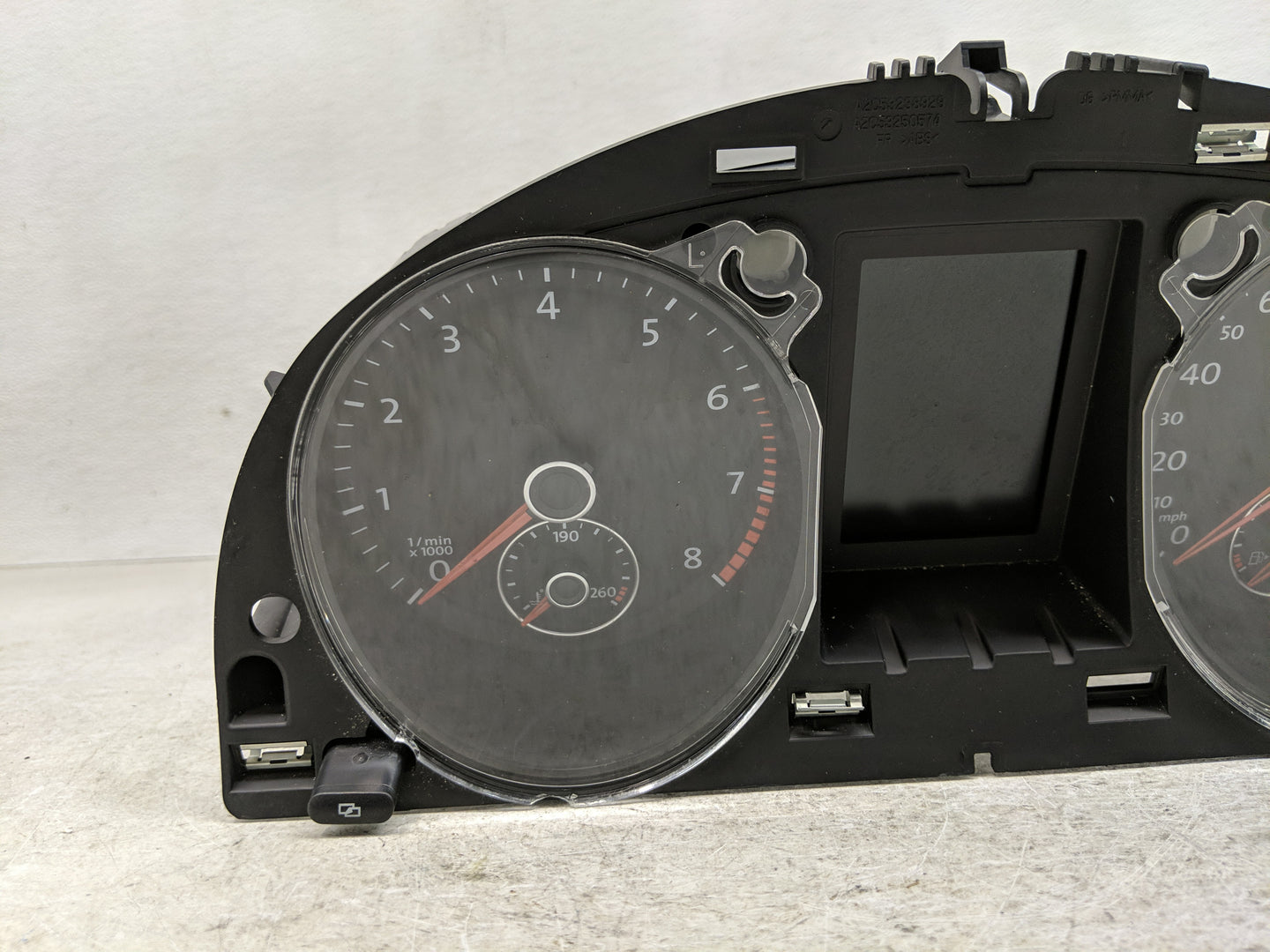 2012 Volkswagen Cc Instrument Cluster Speedometer Gauges P/N:3C8920 970Q Fits OEM Used Auto Parts - Oemusedautoparts1.com
