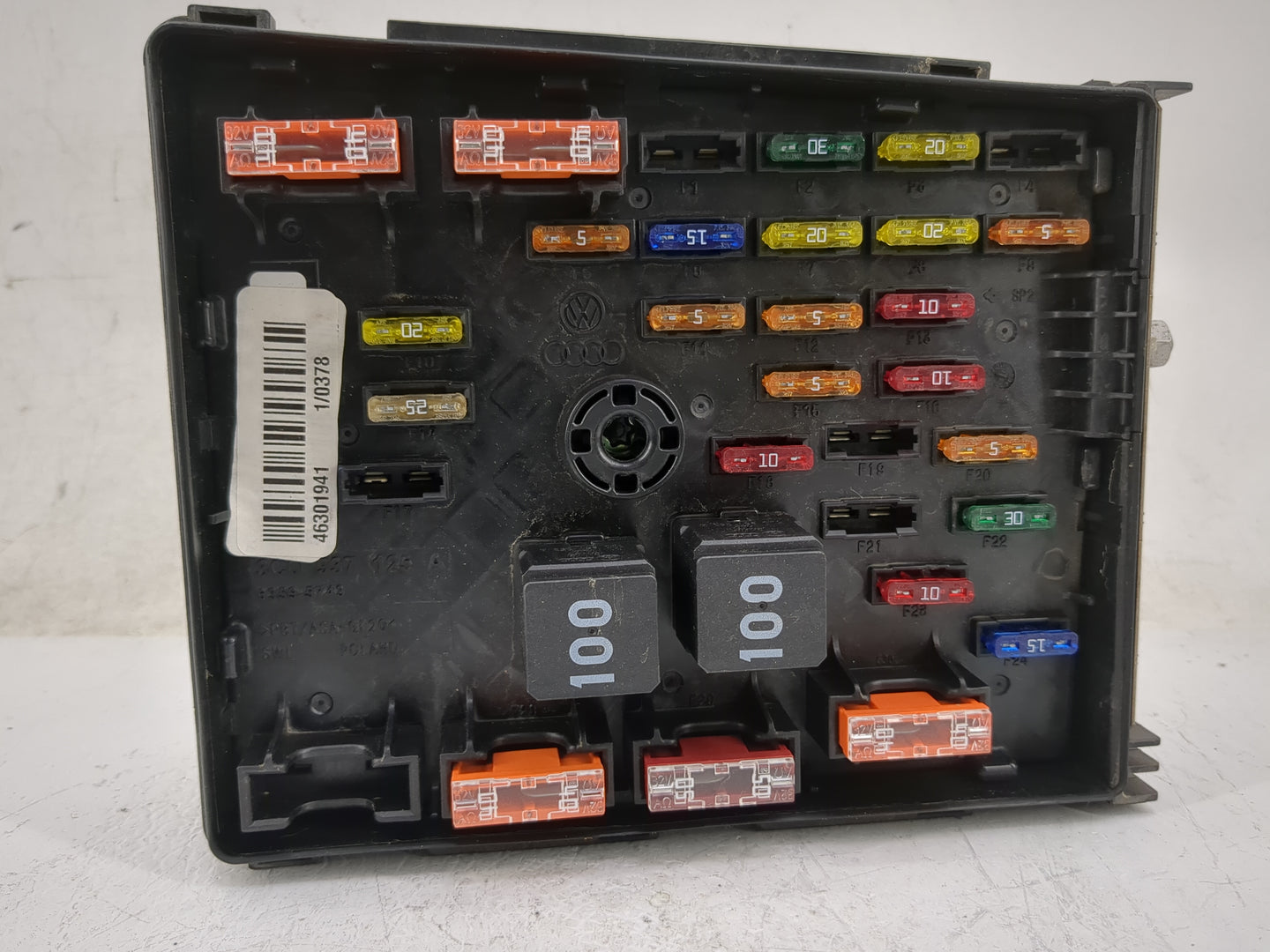 2009-2012 Volkswagen Cc Fusebox Fuse Box Panel Relay Module Fits Fits 2009 2010 2011 2012 OEM Used Auto Parts - Oemusedautop