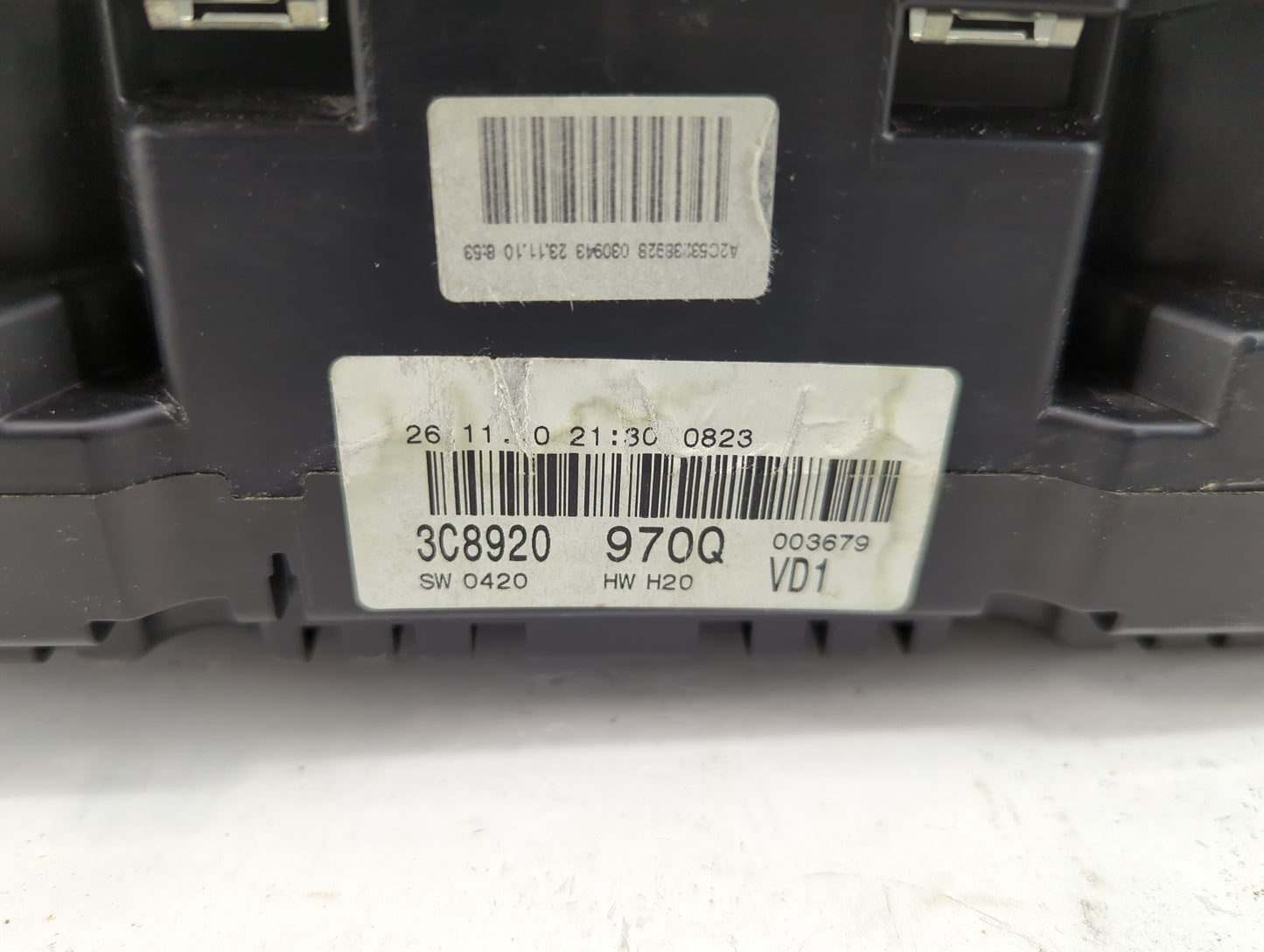 2012 Volkswagen Cc Instrument Cluster Speedometer Gauges P/N:3C8920 970Q Fits OEM Used Auto Parts - Oemusedautoparts1.com