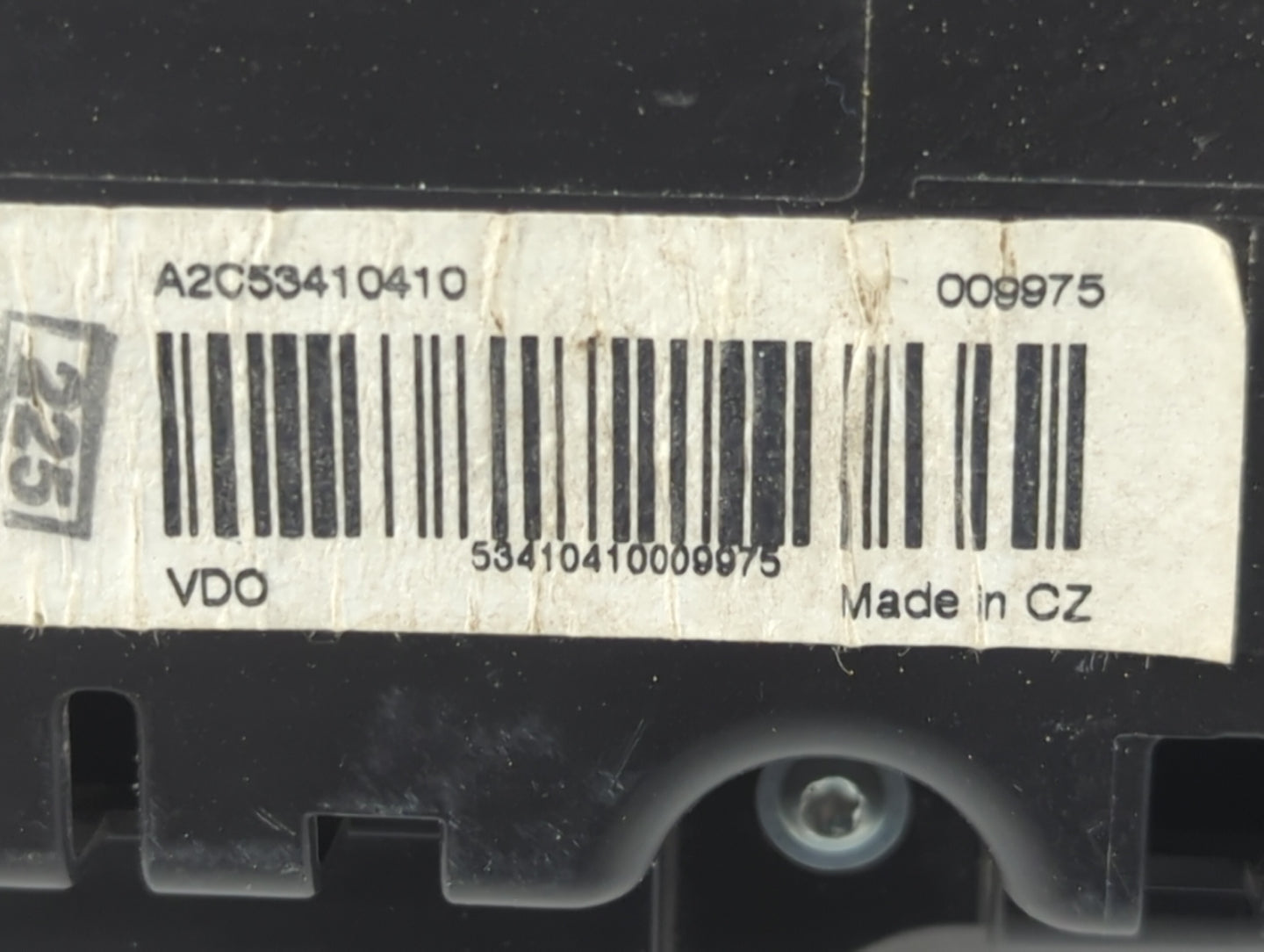 2012 Volkswagen Cc Instrument Cluster Speedometer Gauges P/N:A2C53410410 5341041000 9975 Fits Fits 2011 OEM Used Auto Parts 