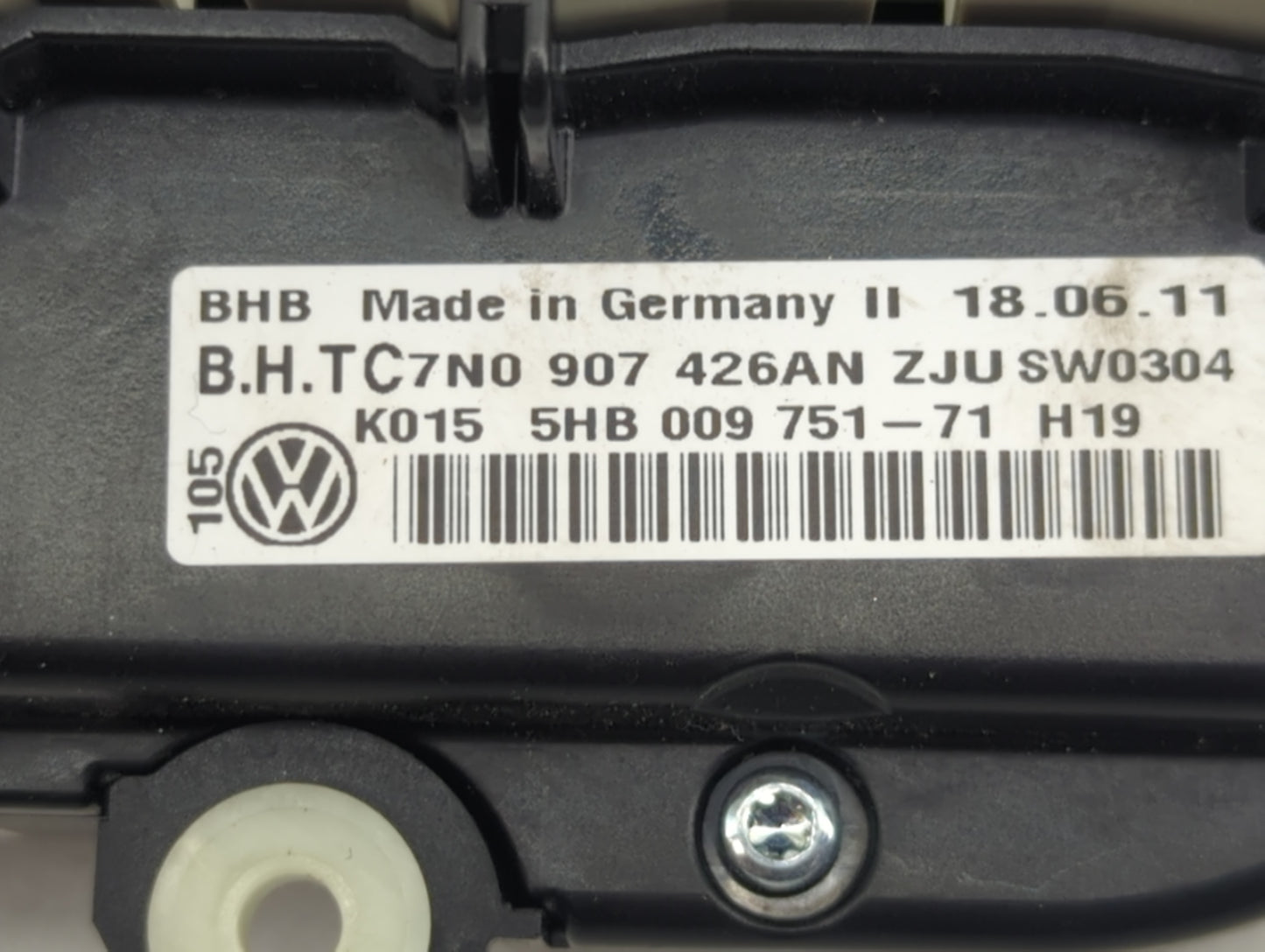 2011-2012 Volkswagen Cc Climate Control Module Temperature AC/Heater Replacement P/N:7N0907426AN 5HB00975171 Fits OEM Used A