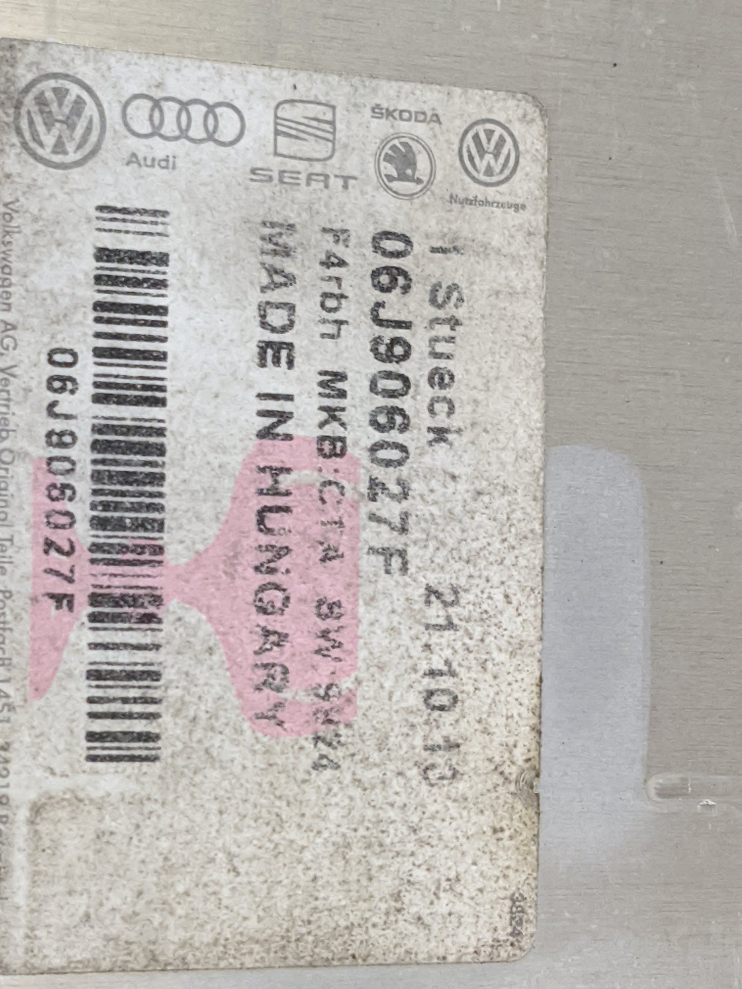 2012 Volkswagen Cc PCM Engine Control Computer ECU ECM PCU OEM P/N:06J906027F 06J907309B, 0261S06014 Fits OEM Used Auto Part