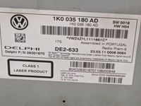 2012-2015 Volkswagen Cc Radio AM FM Cd Player Receiver Replacement P/N:1K0035180AD 28301870 Fits OEM Used Auto Parts - Oemus