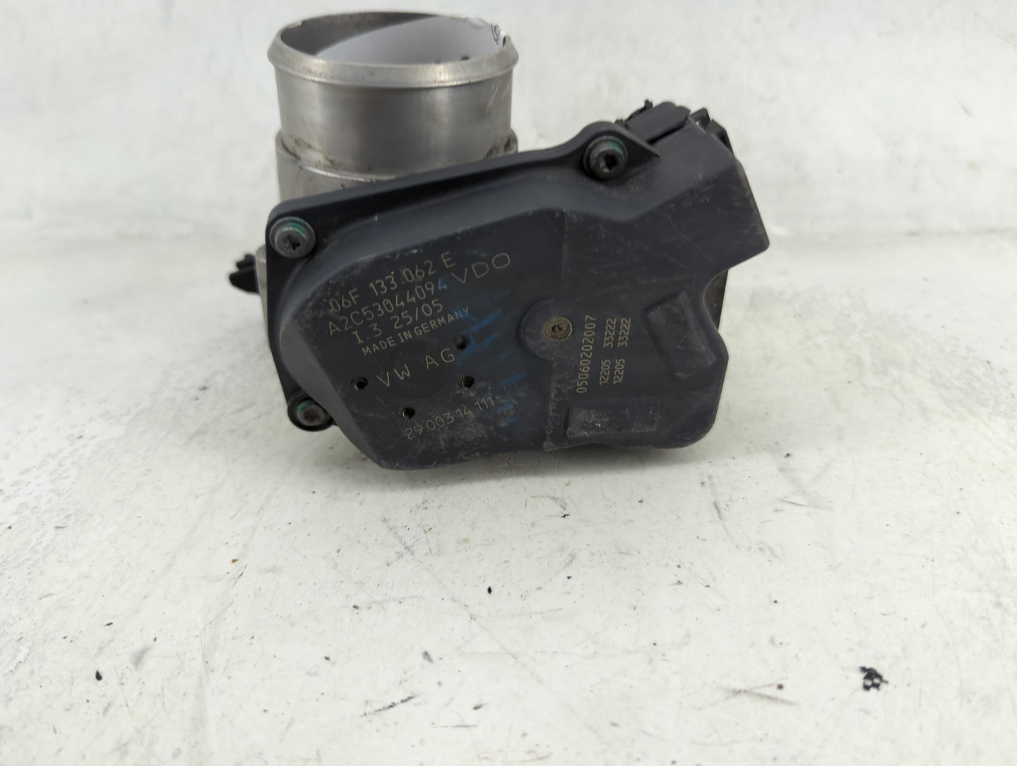 2009-2017 Volkswagen Cc Throttle Body P/N:06F133062E A2C53044094 Fits OEM Used Auto Parts - Oemusedautoparts1.com