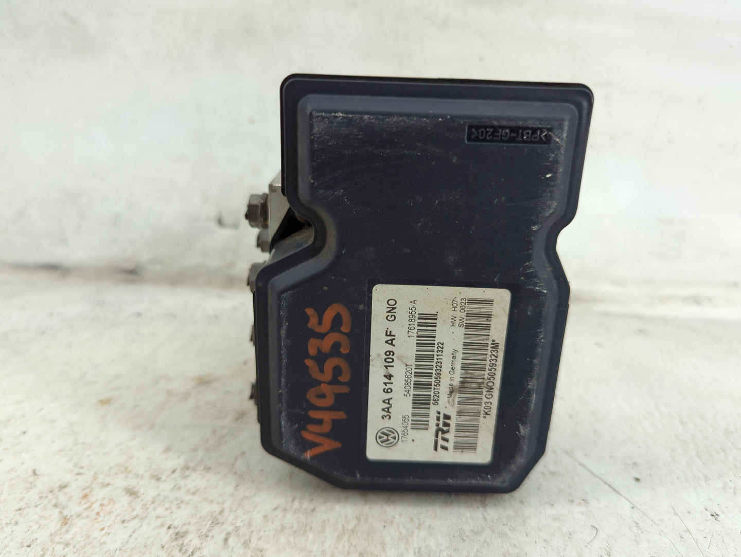 2012 Volkswagen Cc ABS Pump Control Module Replacement P/N:3AA614109AF 17618955-A, 16201505933231322, 54055220T, K03 Fits OE