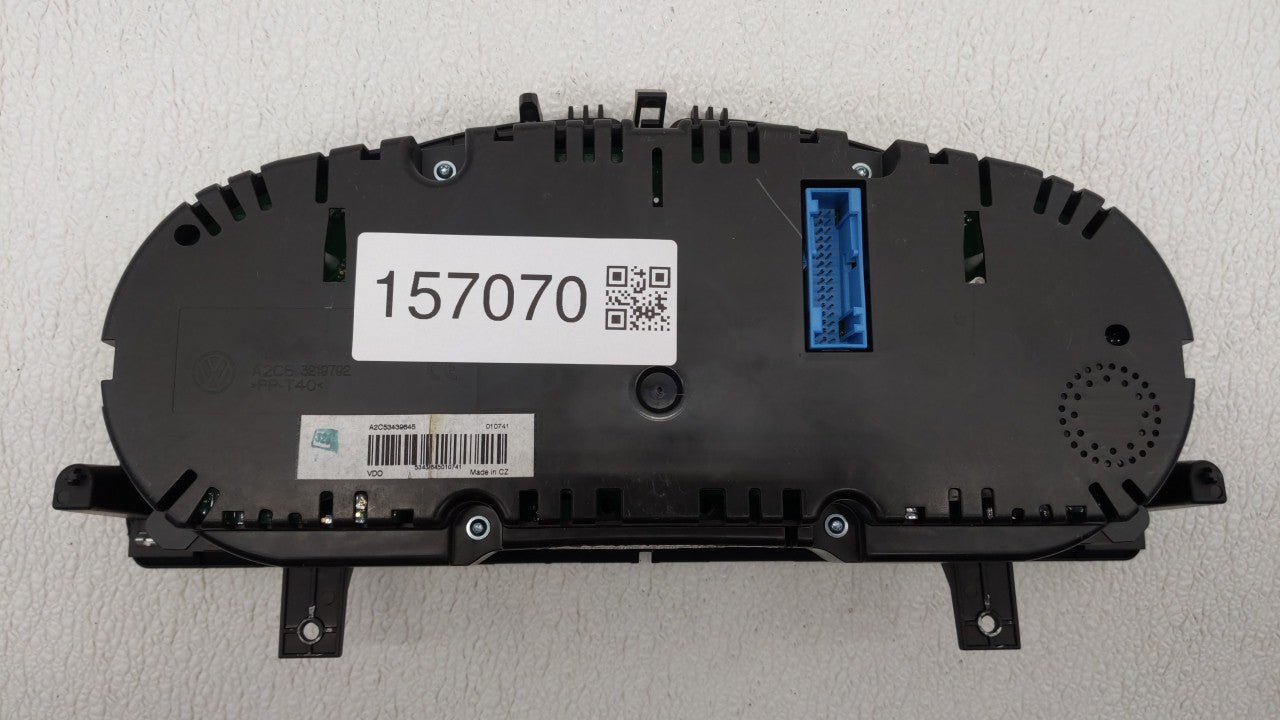 2009-2010 Volkswagen Cc Instrument Cluster Speedometer Gauges P/N:3C8 920 970T 3C8920970T Fits Fits 2009 2010 OEM Used Auto 