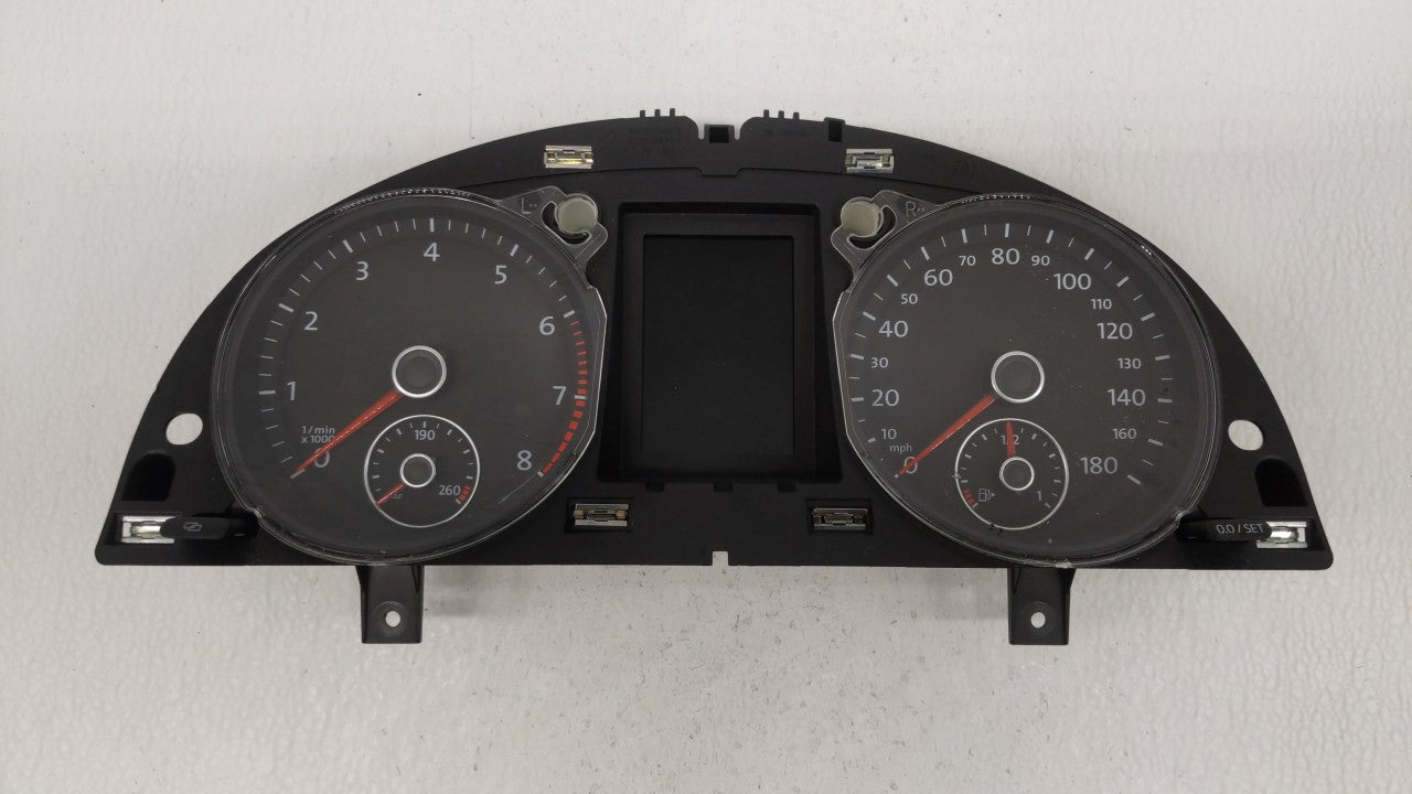 2011 Volkswagen Cc Instrument Cluster Speedometer Gauges P/N:3C8920 970T Fits OEM Used Auto Parts - Oemusedautoparts1.com