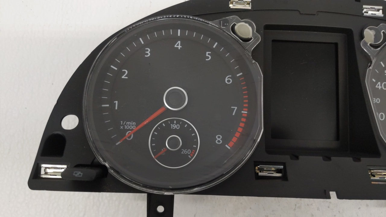 2011 Volkswagen Cc Instrument Cluster Speedometer Gauges P/N:3C8920 970T Fits OEM Used Auto Parts - Oemusedautoparts1.com