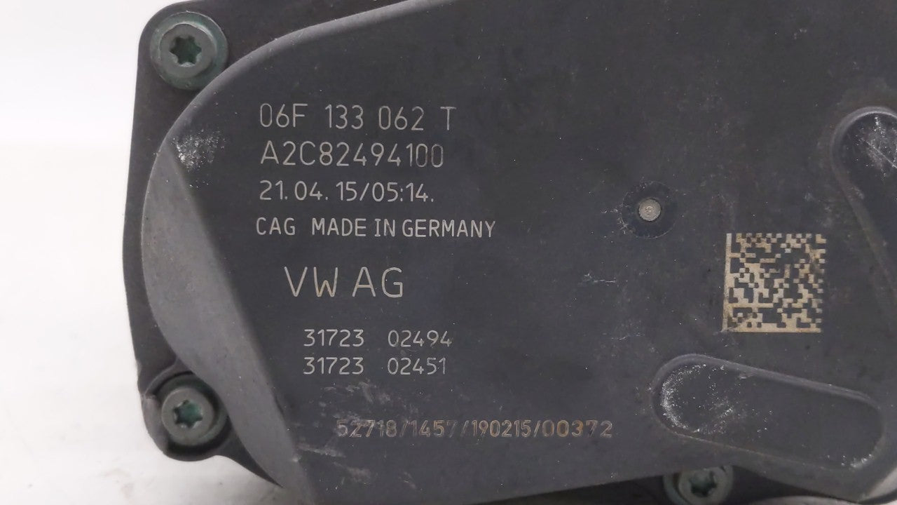 2009-2017 Volkswagen Cc Throttle Body P/N:E8-2103-0-09305-00485 06F 133 062 E Fits OEM Used Auto Parts - Oemusedautoparts1.c