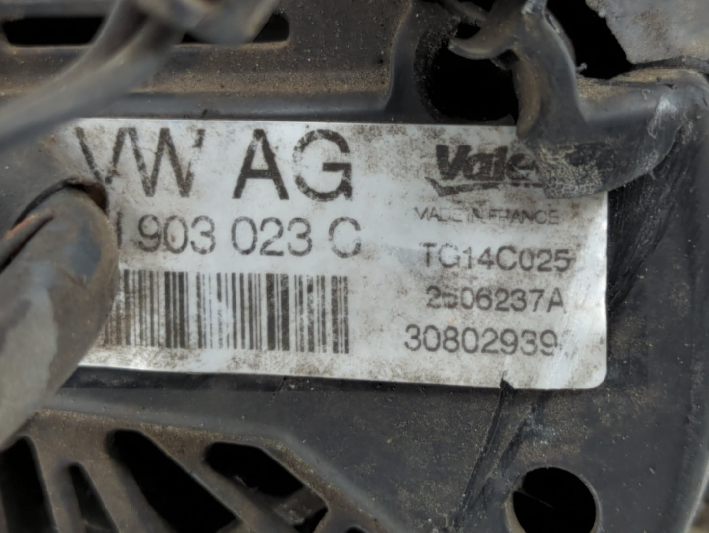 2009-2017 Volkswagen Cc Alternator Replacement Generator Charging Assembly Engine OEM P/N:06B 903 016 AB 06J 903 023 B Fits 