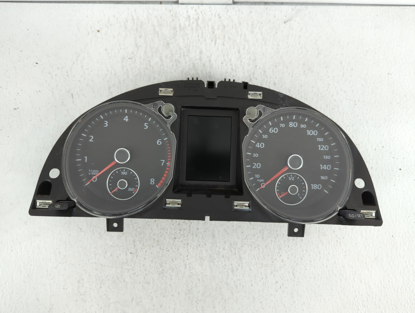 2011 Volkswagen Cc Instrument Cluster Speedometer Gauges P/N:3C8920 970 3C8920 970M, 3C8920 970T Fits OEM Used Auto Parts - 