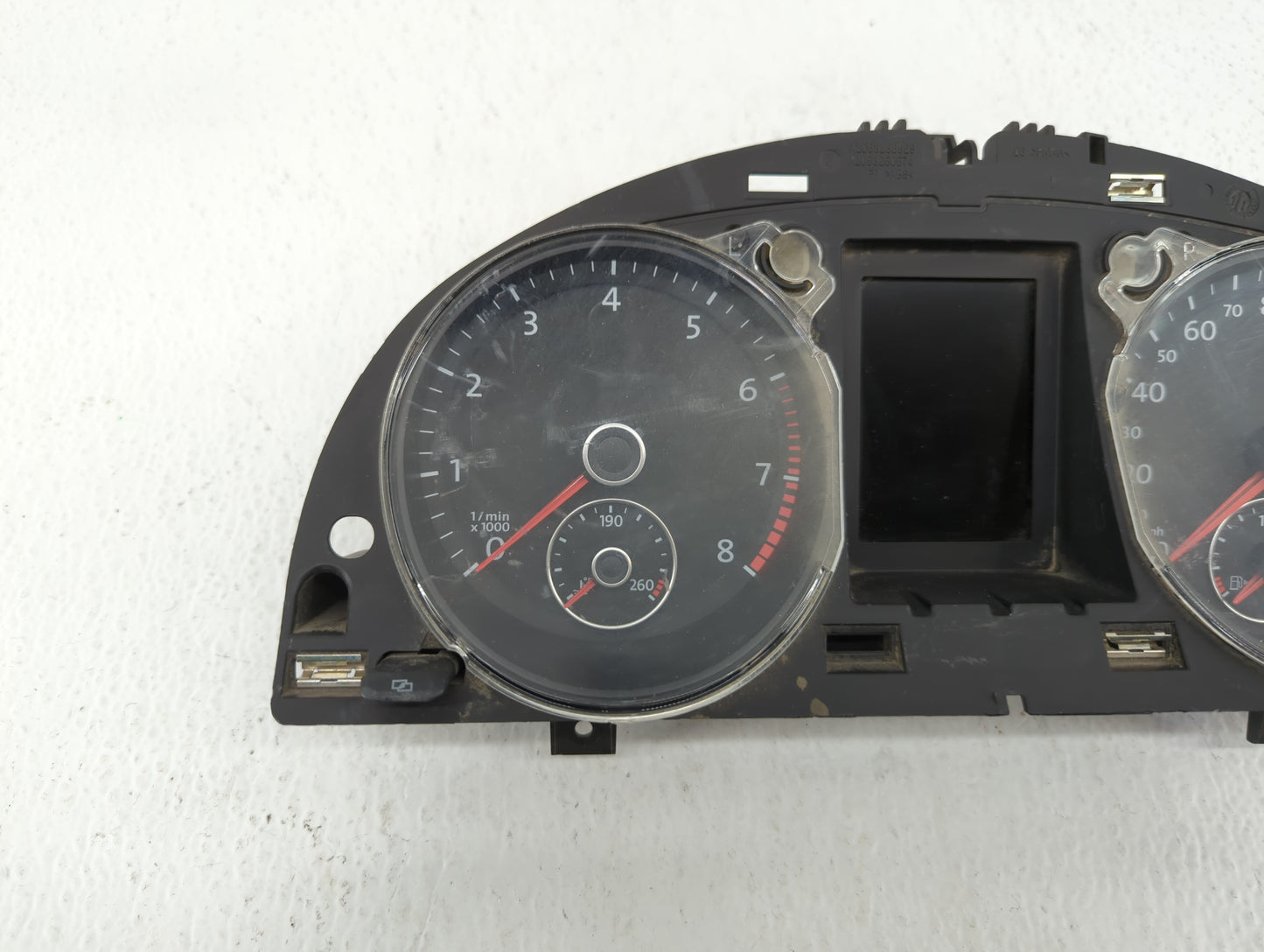 2012 Volkswagen Cc Instrument Cluster Speedometer Gauges P/N:A2C53410410 3C8920 970Q, 3C8920970T, 3C8 920 970Q Fits OEM Used
