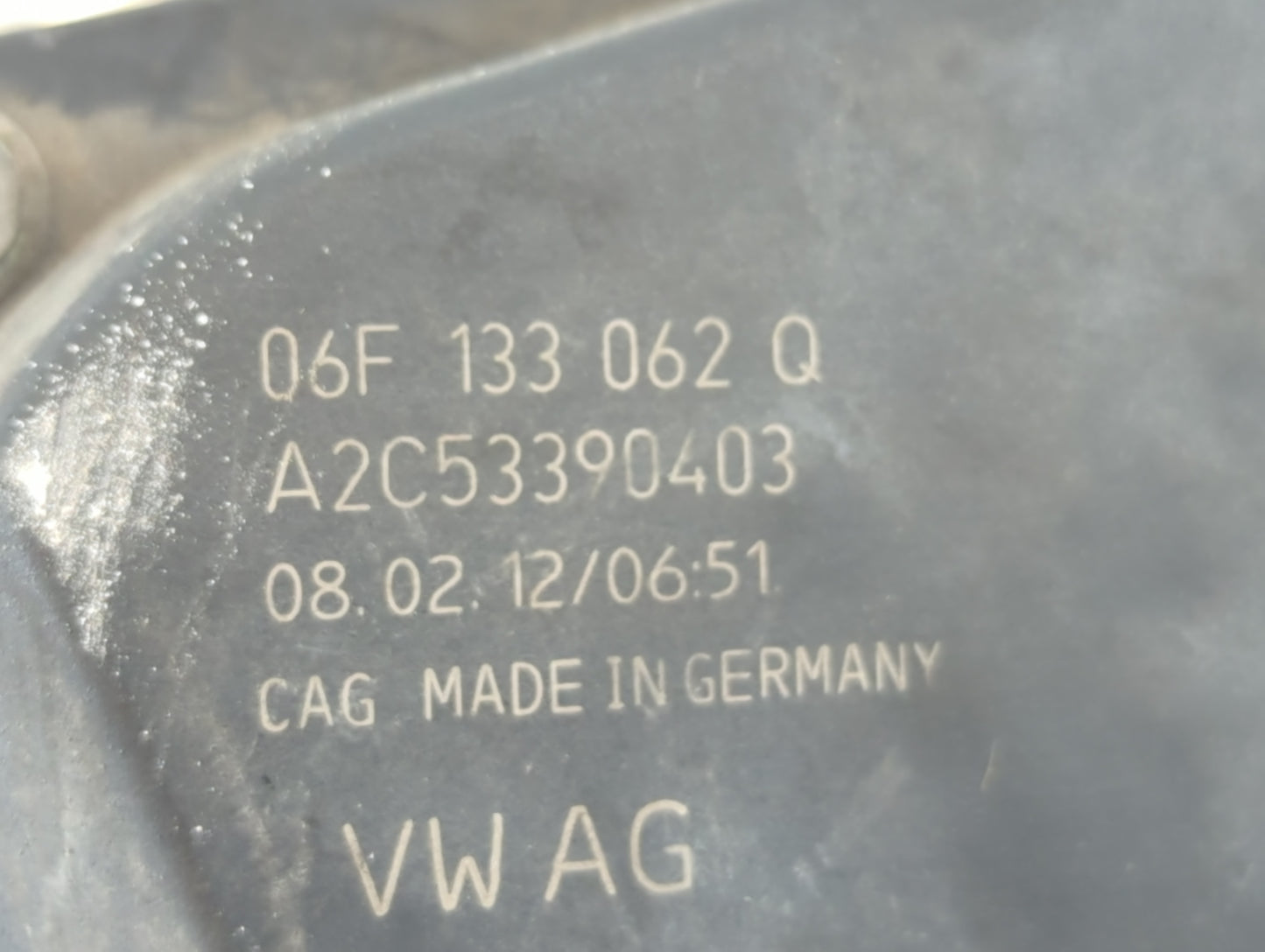 2009-2017 Volkswagen Cc Throttle Body P/N:A2C53390403 06F 133 062 Q Fits OEM Used Auto Parts - Oemusedautoparts1.com