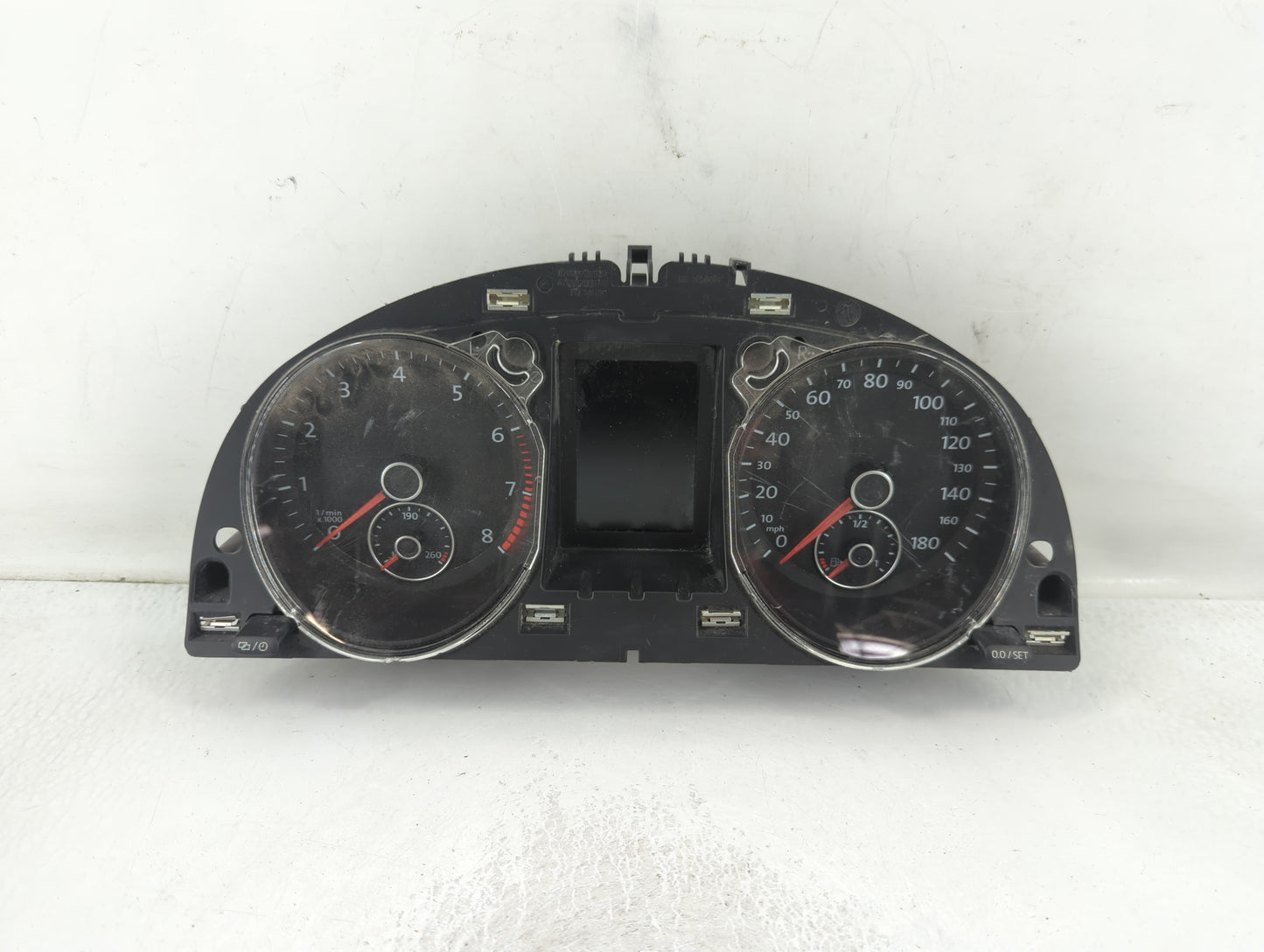 2012 Volkswagen Cc Instrument Cluster Speedometer Gauges P/N:166580000 Fits OEM Used Auto Parts - Oemusedautoparts1.com
