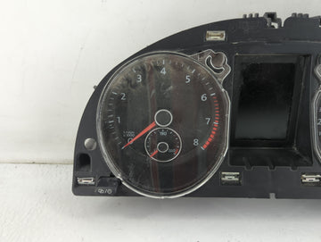 2012 Volkswagen Cc Instrument Cluster Speedometer Gauges P/N:166580000 Fits OEM Used Auto Parts