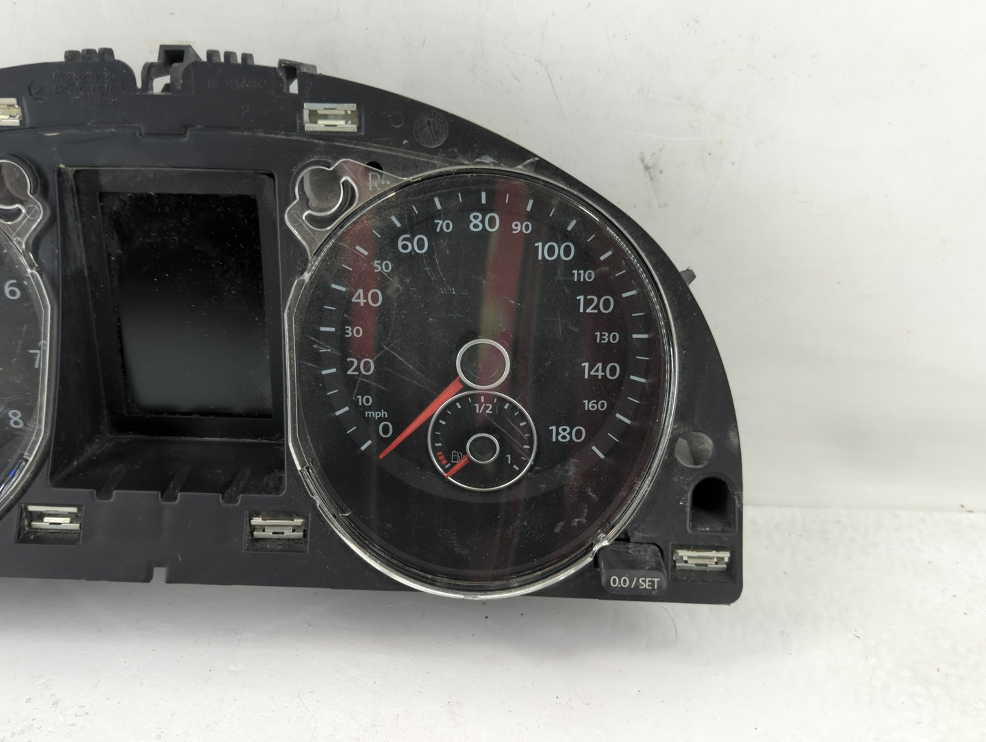 2012 Volkswagen Cc Instrument Cluster Speedometer Gauges P/N:166580000 Fits OEM Used Auto Parts - Oemusedautoparts1.com