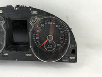 2012 Volkswagen Cc Instrument Cluster Speedometer Gauges P/N:166580000 Fits OEM Used Auto Parts - Oemusedautoparts1.com