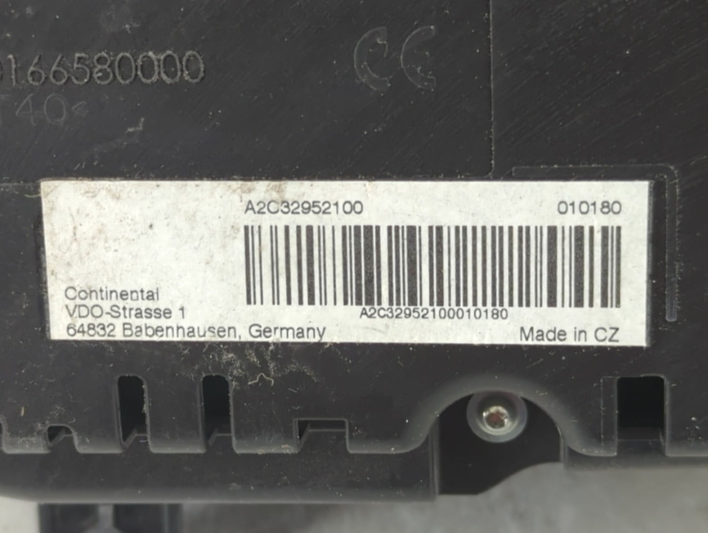 2012 Volkswagen Cc Instrument Cluster Speedometer Gauges P/N:166580000 Fits OEM Used Auto Parts - Oemusedautoparts1.com
