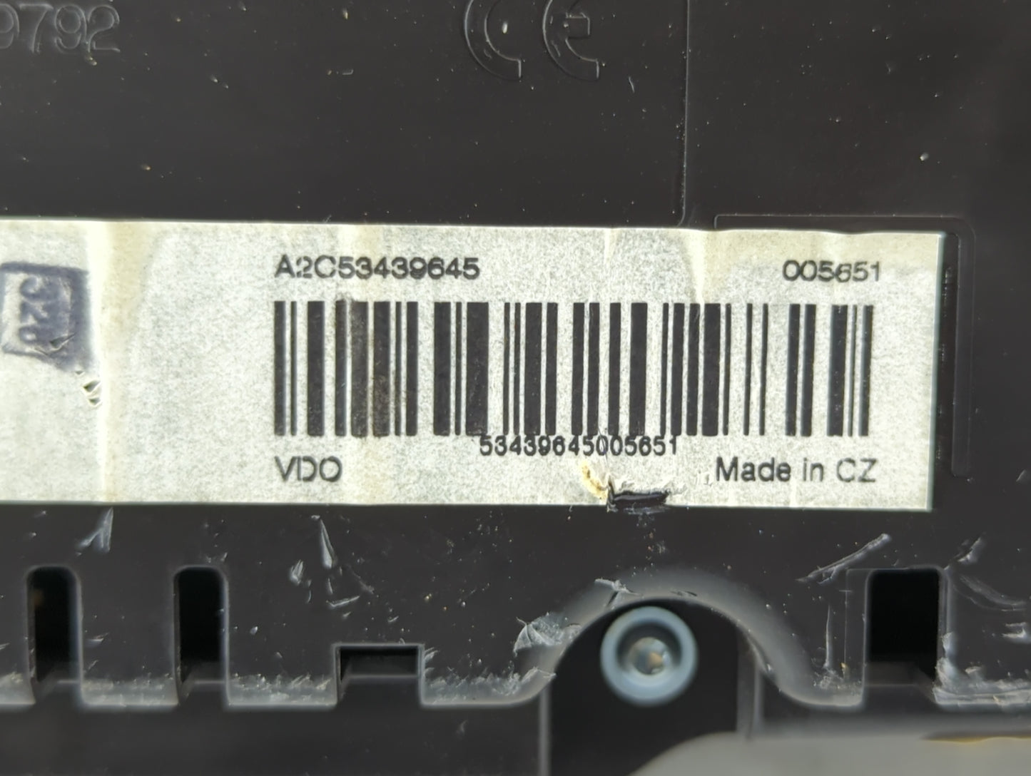 2012 Volkswagen Cc Instrument Cluster Speedometer Gauges P/N:A2C53439645 Fits OEM Used Auto Parts - Oemusedautoparts1.com