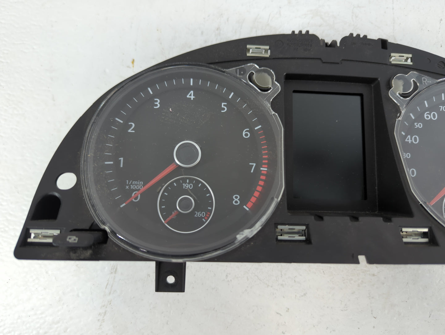 2012 Volkswagen Cc Instrument Cluster Speedometer Gauges P/N:A2C53410410 3C8920 970Q, 3C8920970T, 3C8 920 970Q Fits OEM Used