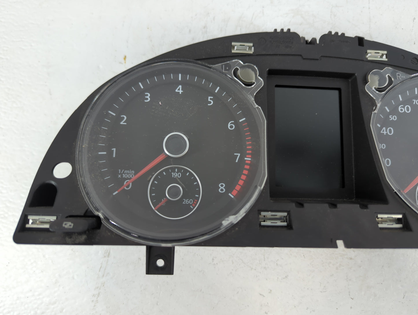 2012 Volkswagen Cc Instrument Cluster Speedometer Gauges P/N:A2C53410410 3C8920 970Q, 3C8920970T, 3C8 920 970Q Fits OEM Used