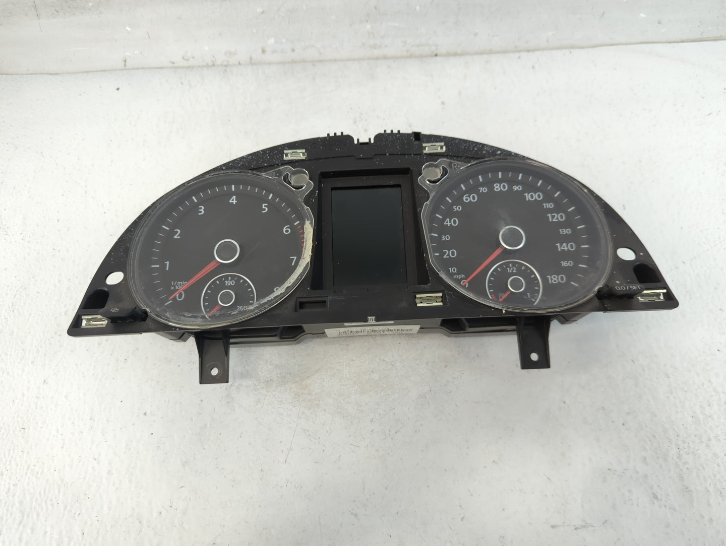 2012 Volkswagen Cc Instrument Cluster Speedometer Gauges P/N:3C8920970T 166580000 Fits OEM Used Auto Parts - Oemusedautopart