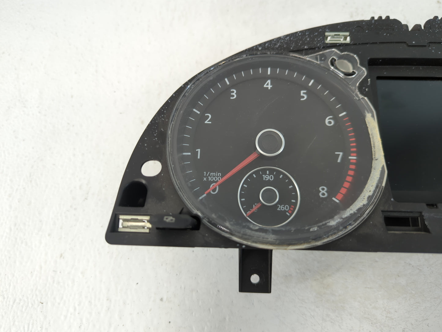 2012 Volkswagen Cc Instrument Cluster Speedometer Gauges P/N:3C8920970T 166580000 Fits OEM Used Auto Parts - Oemusedautopart