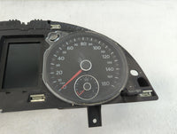 2012 Volkswagen Cc Instrument Cluster Speedometer Gauges P/N:3C8920970T 166580000 Fits OEM Used Auto Parts - Oemusedautopart