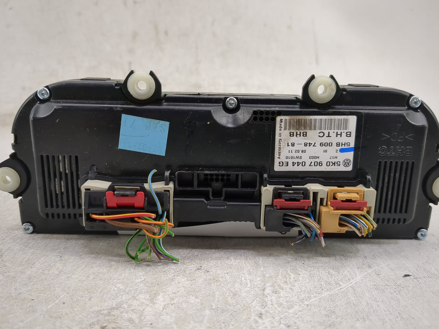 2012-2014 Volkswagen Eos Climate Control Module Temperature AC/Heater Replacement P/N:5K0907044EG 5HB009748-81 Fits OEM Used